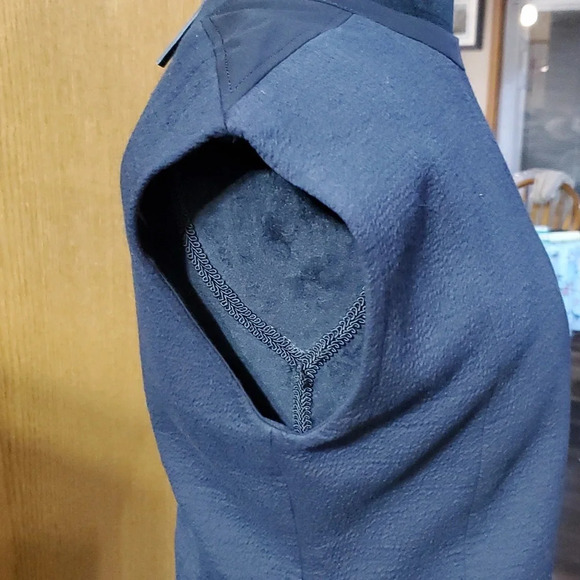 Helmut Lang cotton wool textured sleeveless black dress - Picture 6 of 12